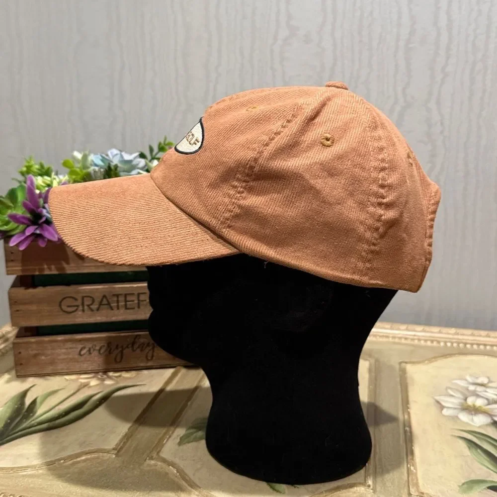 Vintage Ping Golf Corduroy Hook and Loop Adjustable Cap Hat Unisex